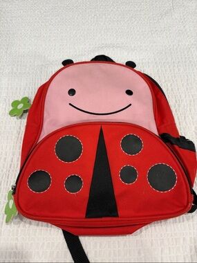 Skip Hop Kids Ladybug Backpack 
10” x 12”